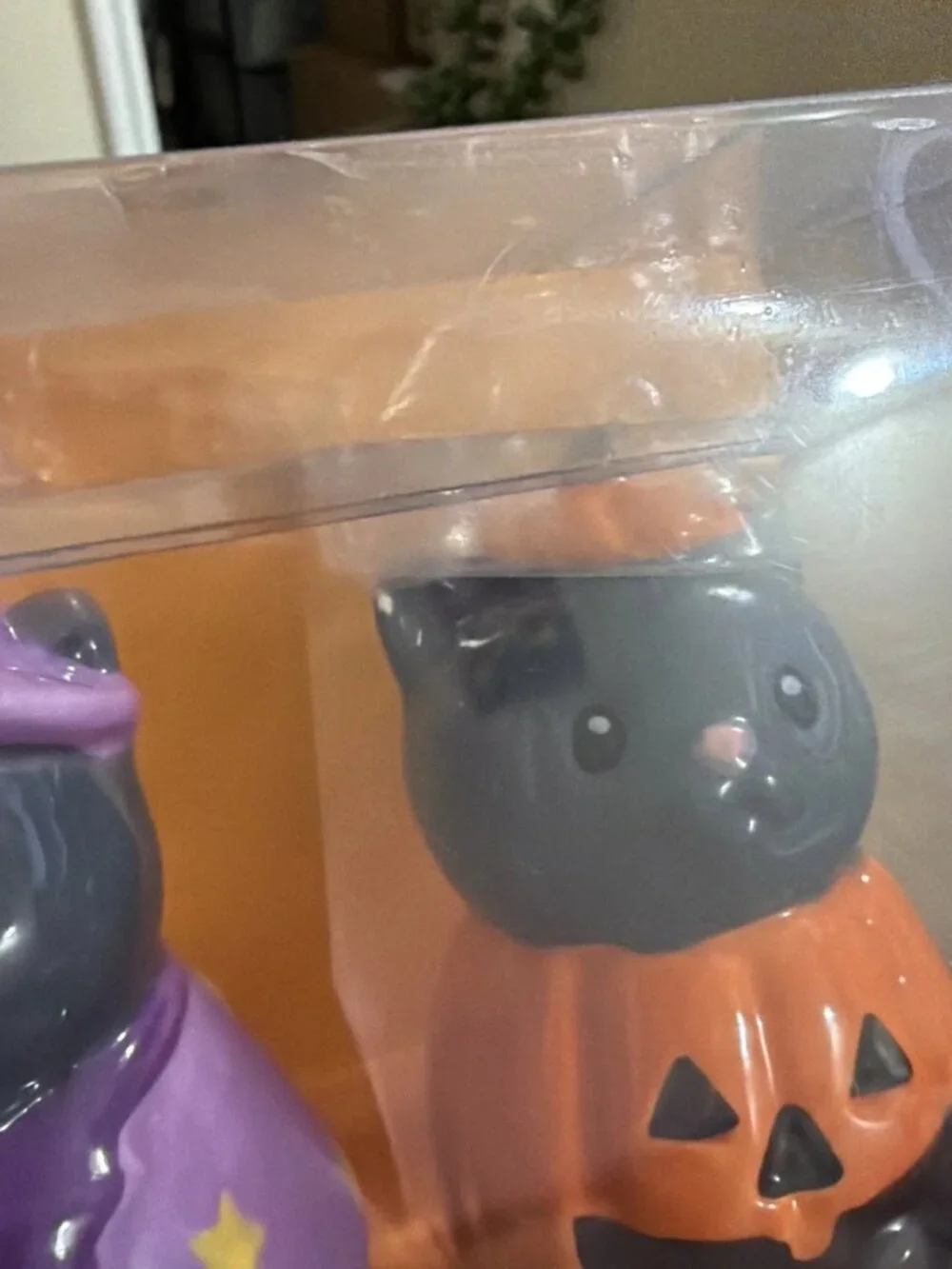 Moonlight & Main Halloween Salt & Pepper Shakers - Cat Witch & Cat Pumpkin